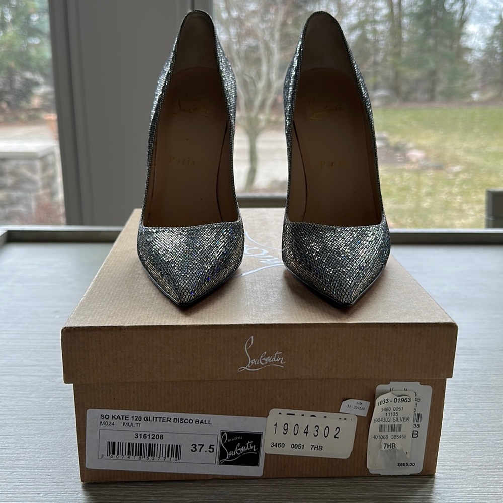 Christian Louboutin disco ball So Kate size 37.5